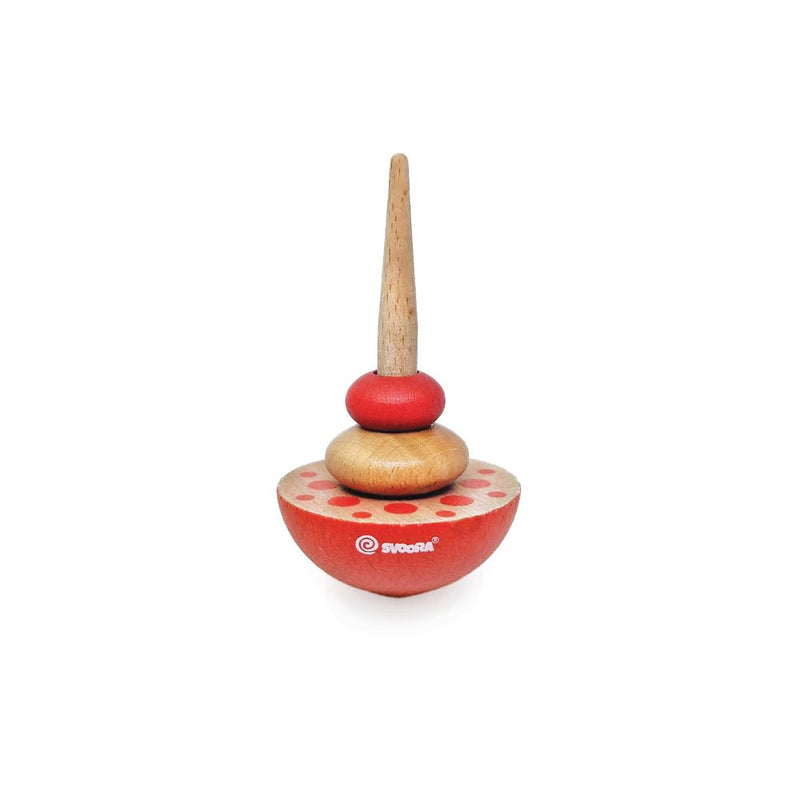Load image into Gallery viewer, Houten tol geom rood. 8 x 5 x 15 cm. 5+
