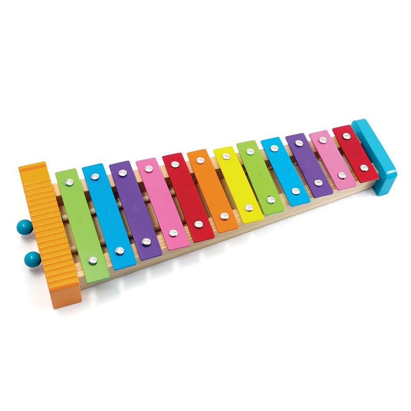 Load image into Gallery viewer, 12 noten metalen xylophone. 3+
