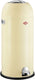 Wesco kickmaster maxi prullenbak | pedaalemmer | 40 liter | metaal - amandel | vuilnisbak - made in germany