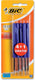 Bic balpen m10 blauw bls 4+1
