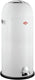 Wesco kickmaster maxi prullenbak | pedaalemmer | 40 liter | metaal - wit | vuilnisbak - made in germany