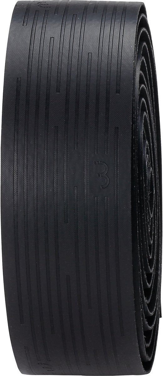 Bbb cycling nanoribbon gel stuurlint – met gel-ondersteuning – anti-slip – inclusief stuurdoppen – zwart - bht-19