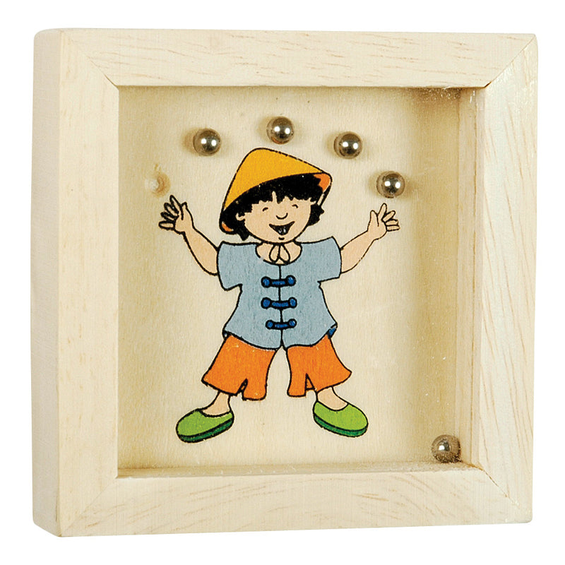 Load image into Gallery viewer, Goki Houten Geduldspel Kinderen v d Wereld
