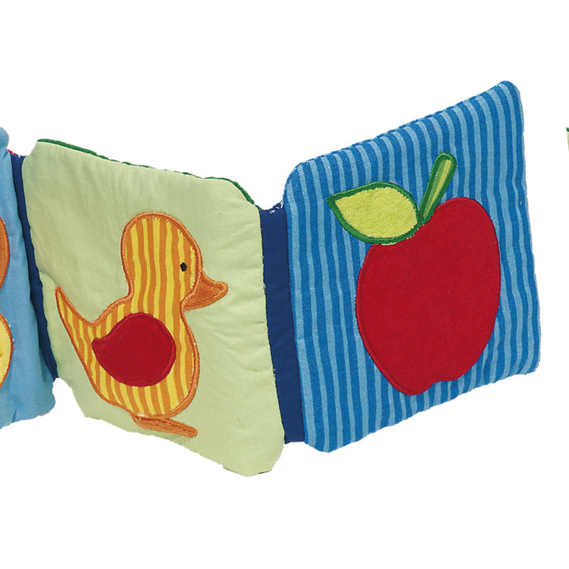 Load image into Gallery viewer, Goki Stoffen Boekje met Rammelaar, Knisperfolie en Pieper
