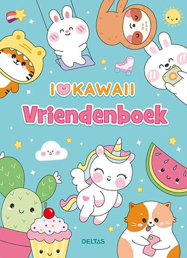 Deltas ik hou van kawaii vriendenboek - - hardcover