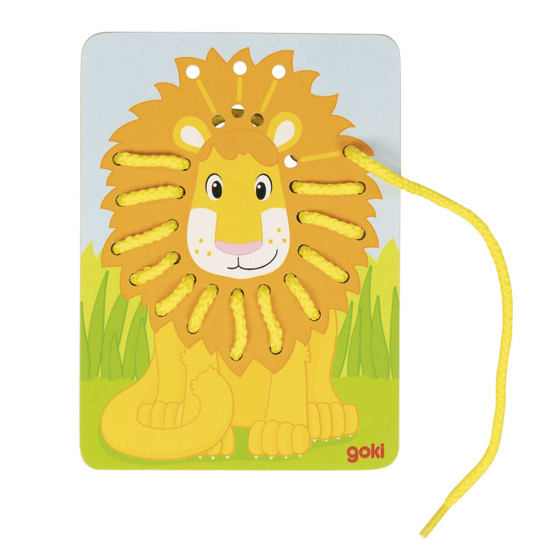 Load image into Gallery viewer, Goki houten rijgpuzzels, 3st.
