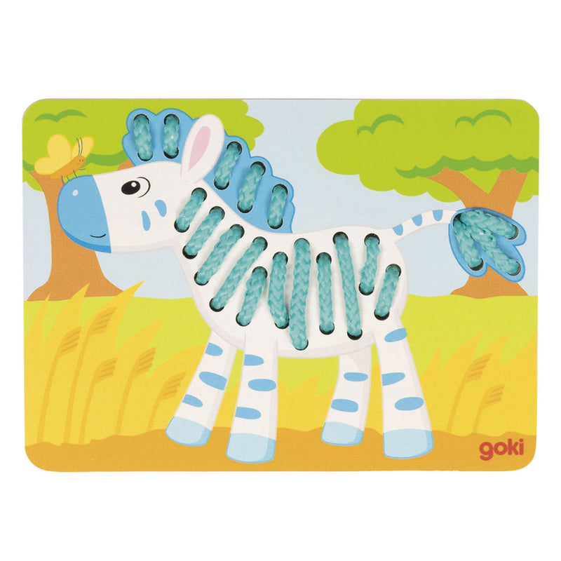 Load image into Gallery viewer, Goki houten rijgpuzzels, 3st.
