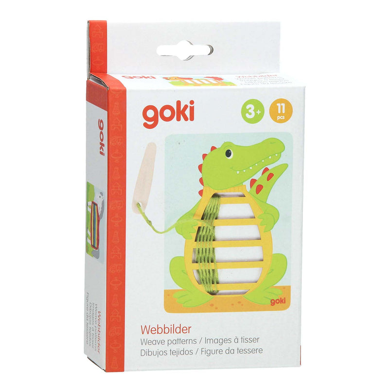 Load image into Gallery viewer, Goki houten weefpuzzels, 3st.
