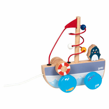 Goki trekboot ahoy met kralenlabyrint