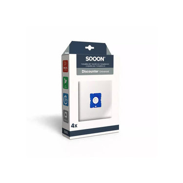 Sqoon stofzuigerzak discounter doos a 4 stuks