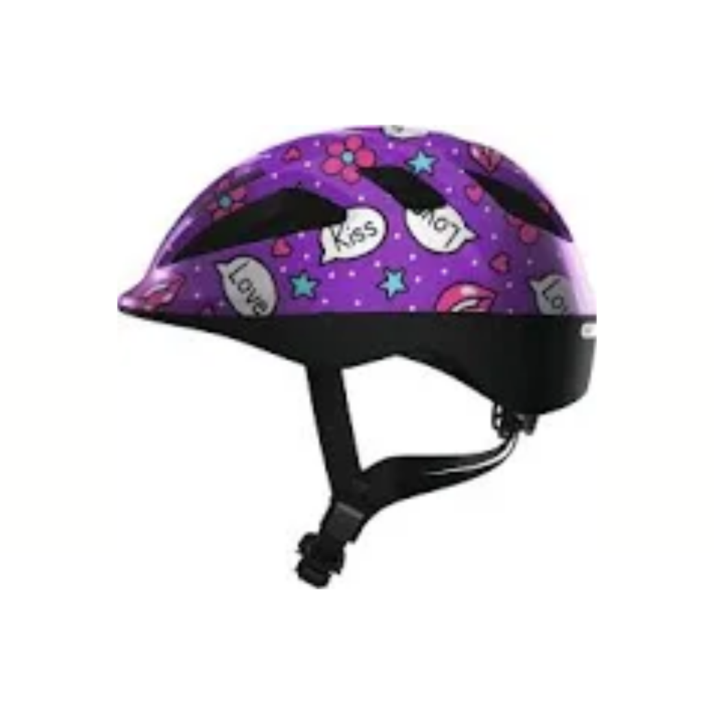 Abus Helm Kind Smooty 2.0 purple kisses M (50-55cm)