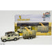Kids globe landrover defender+giraffe trailer