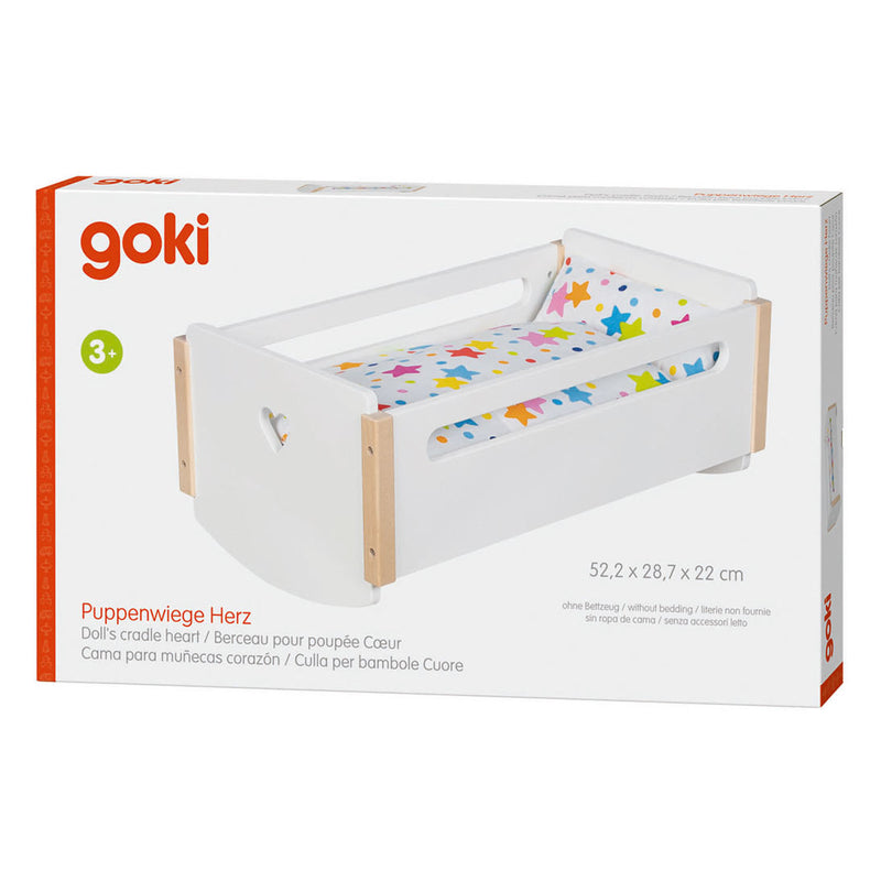 Load image into Gallery viewer, Goki houten poppenwiegje
