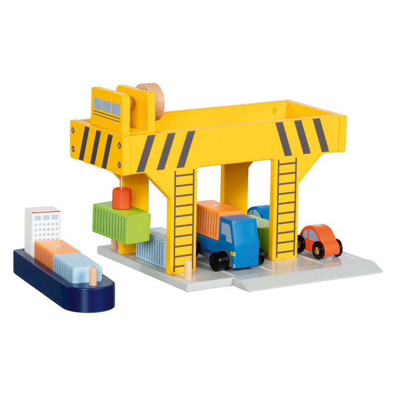 Load image into Gallery viewer, Goki houten havenkraan - 13dlg.
