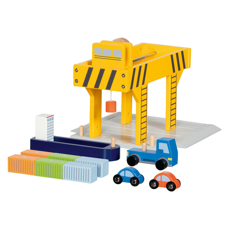 Load image into Gallery viewer, Goki houten havenkraan - 13dlg.
