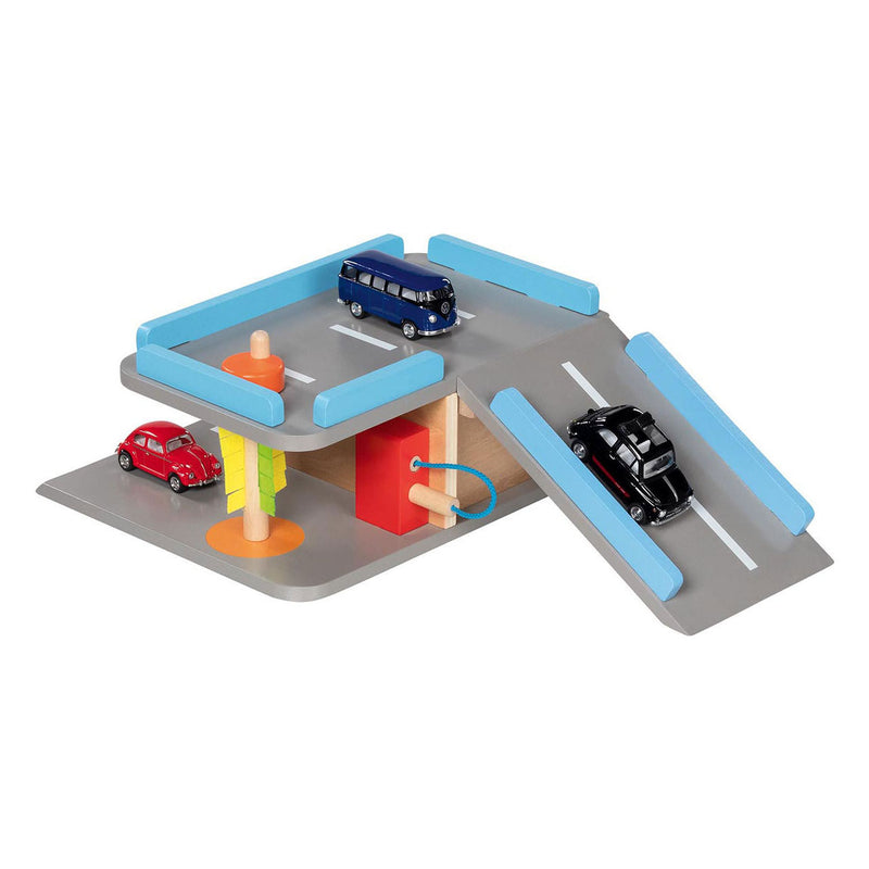 Load image into Gallery viewer, Goki houten stadsparkeergarage, 4dlg.
