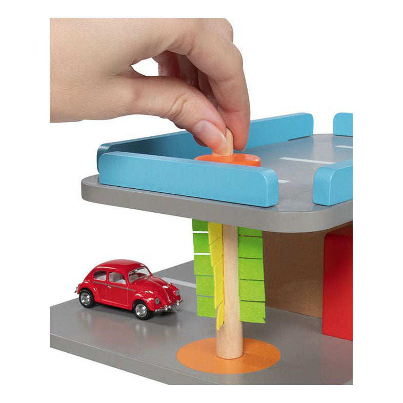 Load image into Gallery viewer, Goki houten stadsparkeergarage, 4dlg.
