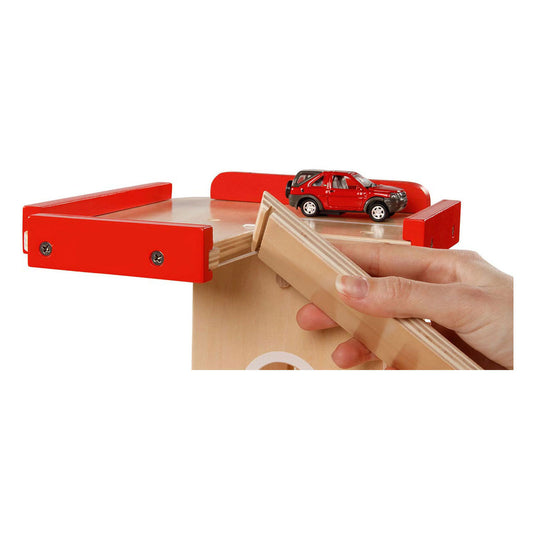 Goki houten parkeergarage, 6dlg.