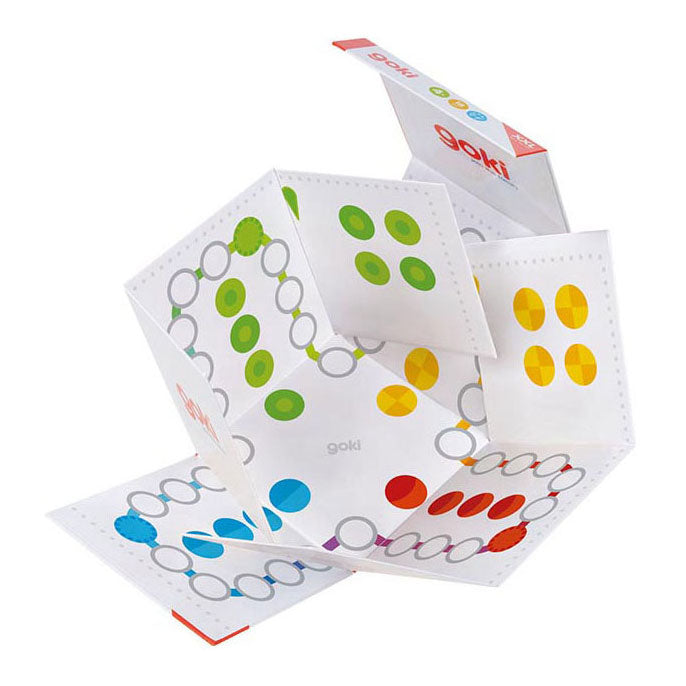 Load image into Gallery viewer, Goki xxl ludo in kubus bordspel
