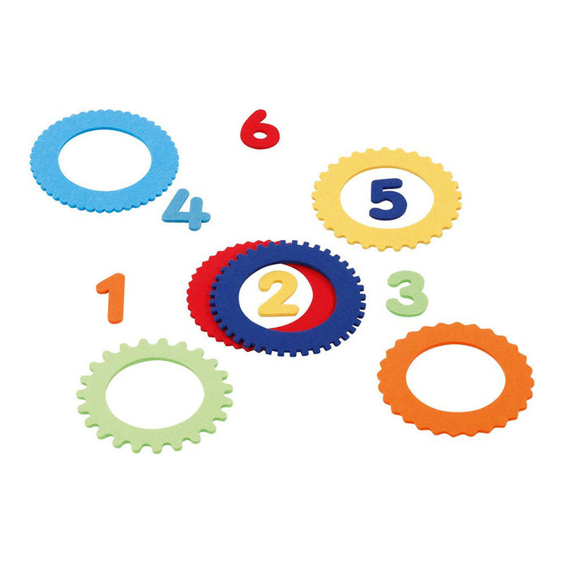 Load image into Gallery viewer, Goki houten ringwerpspel met 6 vilt ringen
