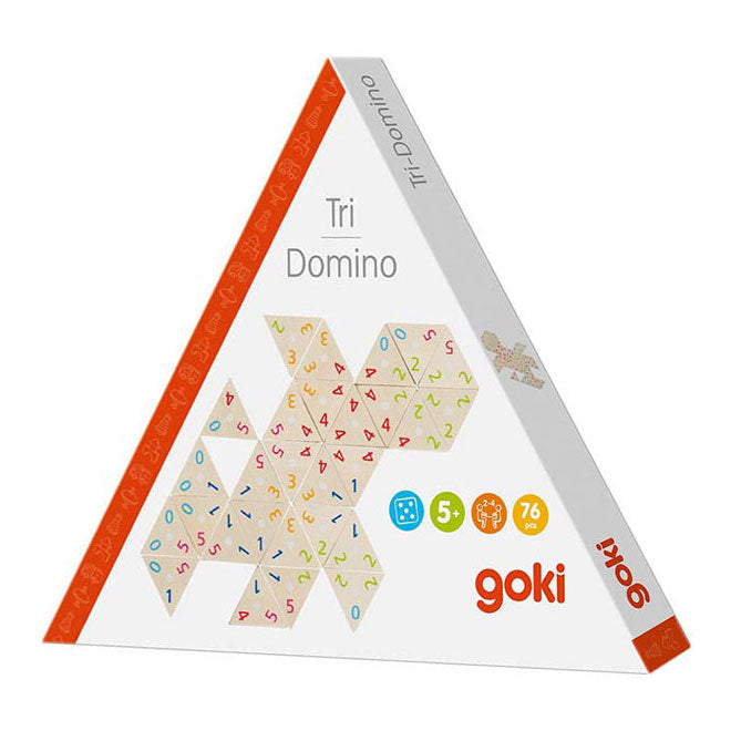 Load image into Gallery viewer, Goki houten tri-domino spel
