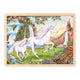 Goki houten legpuzzel eenhoorn, 48st.