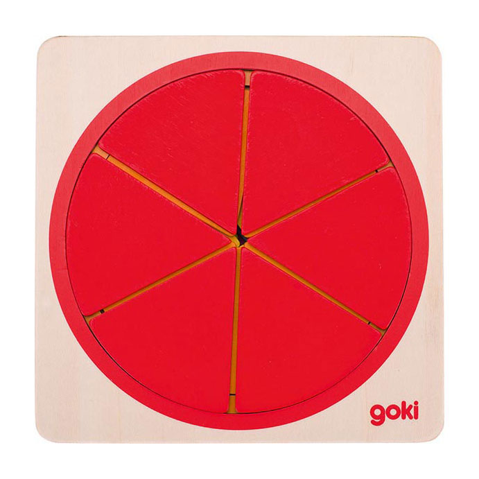 Load image into Gallery viewer, Goki puzzel cirkel. 21 delig. 12x12x2,1 cm.4+
