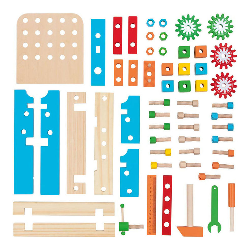 Load image into Gallery viewer, Goki mijn eerste houten werkbank, 57dlg.
