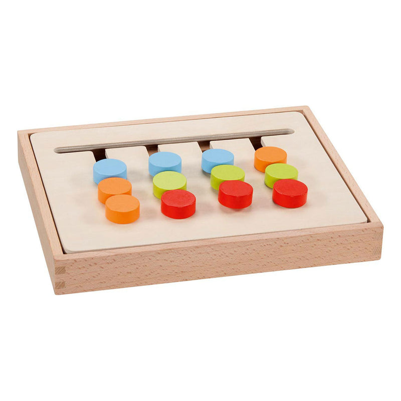 Load image into Gallery viewer, Goki hout kleursorteerbord in houten doos
