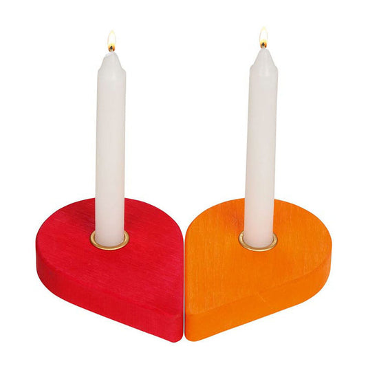 Goki houten verjaardagskrans kandelaars, 6dlg.