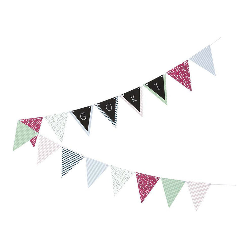 Load image into Gallery viewer, Goki maak je eigen vlaggenlijn, 5m met krijtje
