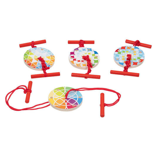 Goki houten stormschijf kleur