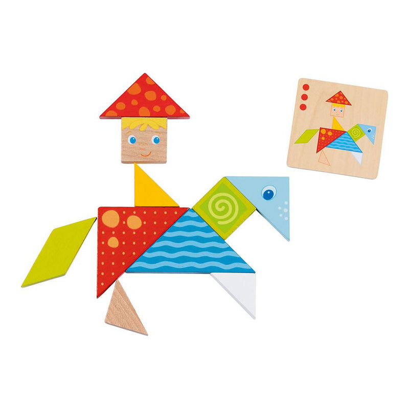 Load image into Gallery viewer, Goki houten tangram wereld
