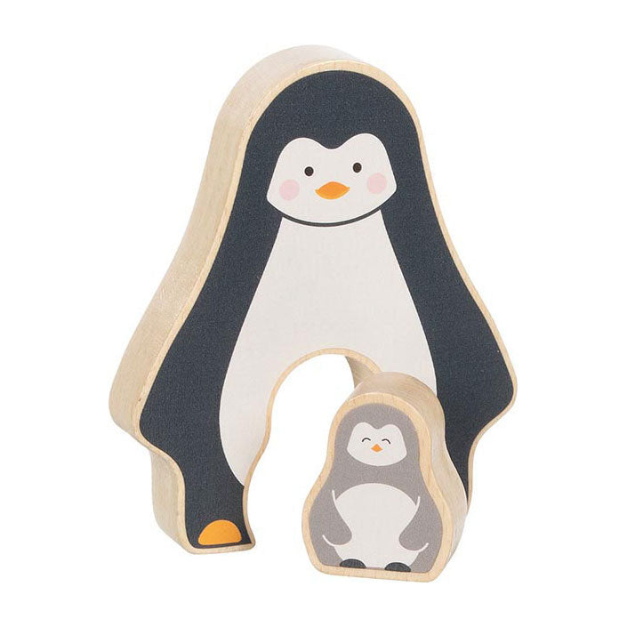 Load image into Gallery viewer, Goki houten puzzel staand pinguïnt, 2st.
