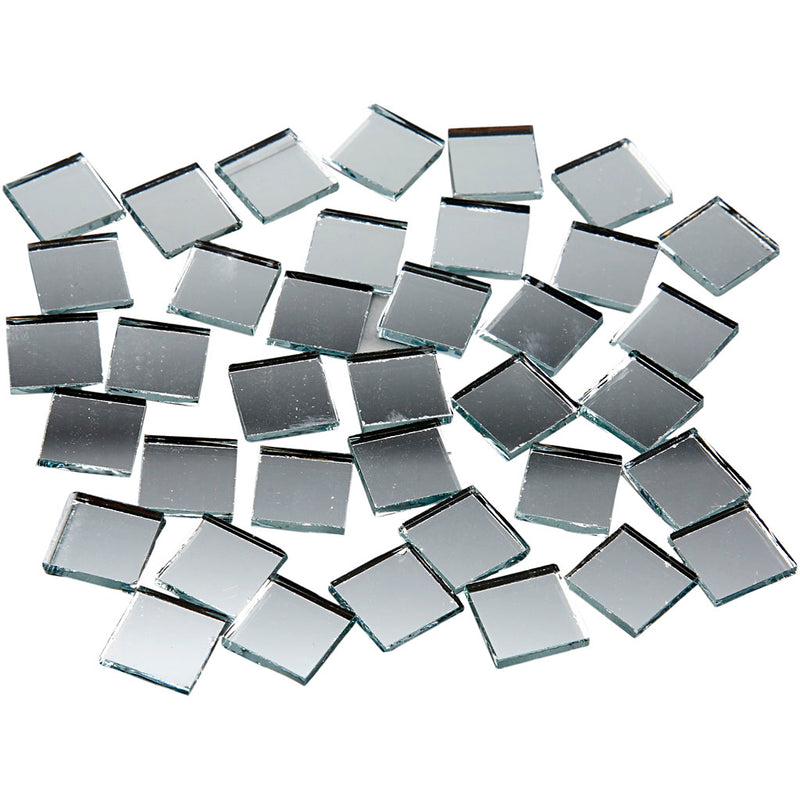 Afbeelding laden in galerijviewer, Https: www.cchobby.nl spiegel-mozaiek-tegels-afm-10x10-mm-dikte-2-mm-500-stuk-1-doos
