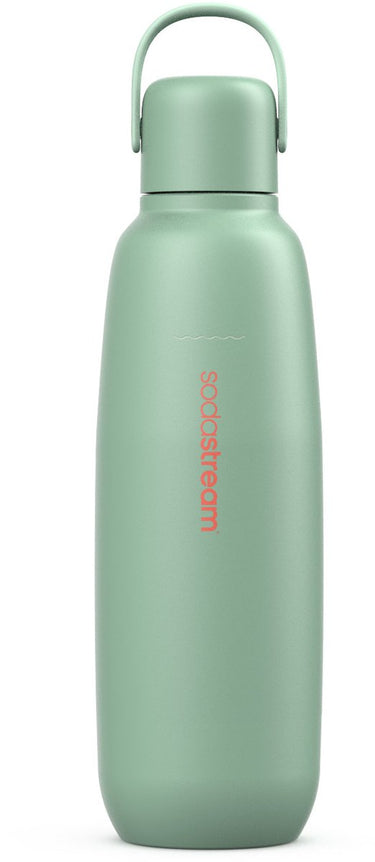 Sodastream 0.9l fizz go™ roestvrijstalen bruiswaterfles (mint)
