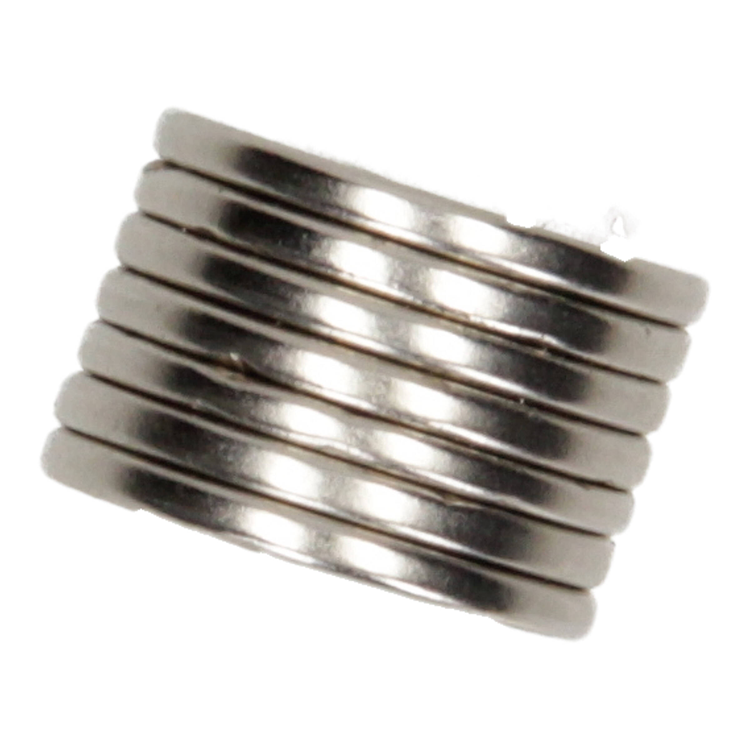 Afbeelding laden in galerijviewer, Mack 1076875 - schijfmagneten neodymium 19mm*2mm (n50) - zilver 8st | 4 stuks
