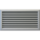 Renson 1078695 - deurrooster brandw. 464 2 400x200 mm grijs | 2 stuks