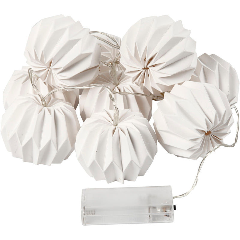 Afbeelding laden in galerijviewer, Https: www.cchobby.nl led-lichtslinger-met-lampenkapjes-rond-h-55-mm-l-100-cm-d-75-mm-wit-1-stuk
