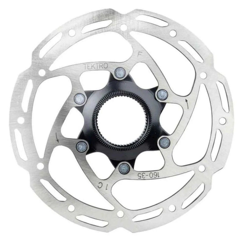 Load image into Gallery viewer, Tektro schijfrem rotor tr160-35 ø160mm, centerlock, zilver

