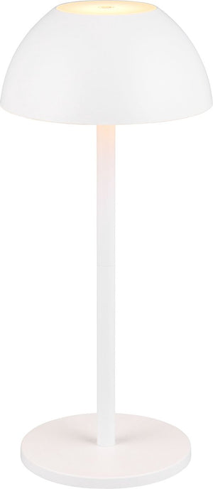Rl live your light reality ricardo - tafellamp - wit mat - incl. 1x smd 1,7 w - 4-stappen touch - usb-aansluiting - verlichting omhoog en omlaag - accuvoeding - buitenverlichting - ip54