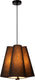 Lucide gregory - hanglamp - ø 34,3 cm - 3xe27 - zwart