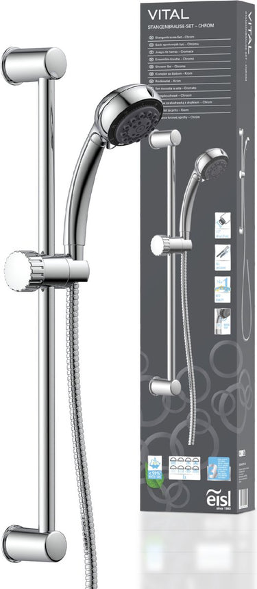 Eisl vital doucherail set - chroom