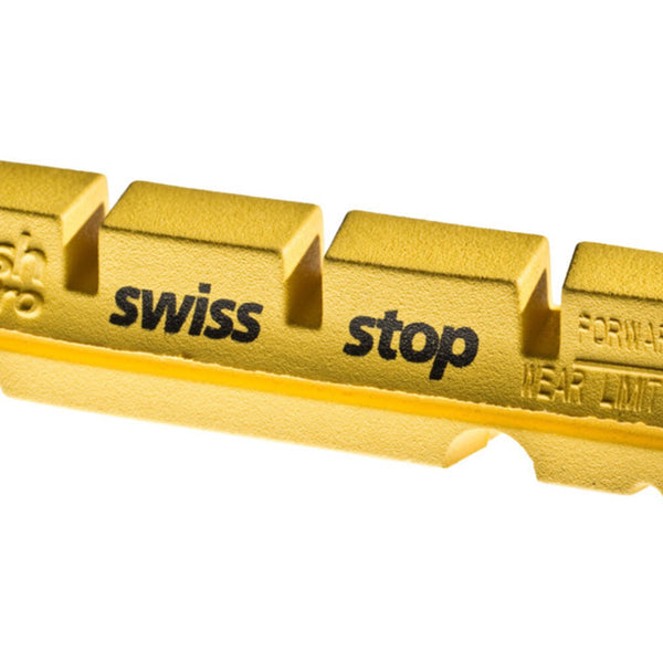 Swissstop - remblok set flash pro yellow king - shim sram