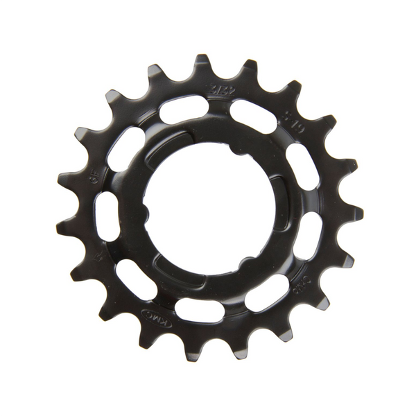 KMC sprocket R Shimano 19T Chromoly black 3/32"