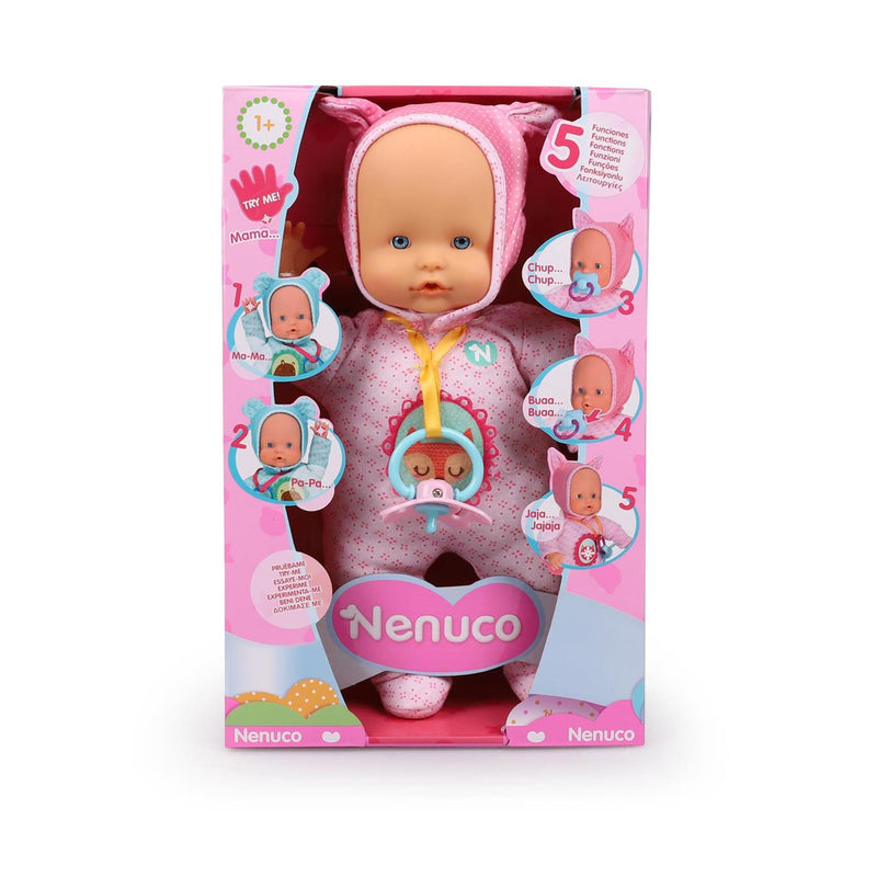Load image into Gallery viewer, Nenuco zachte babypop 30cm met 5 functies
