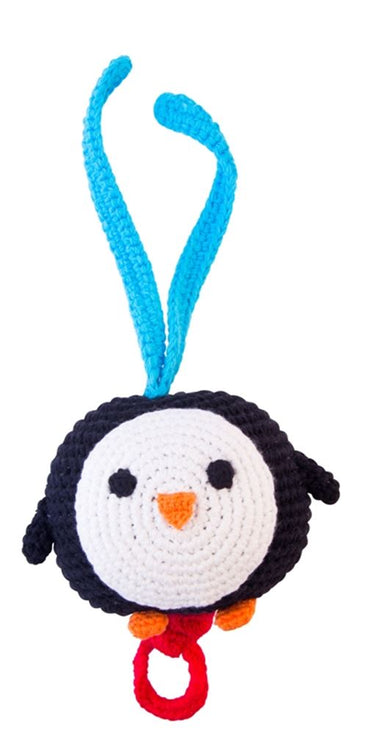 Muziekje gehaakt pinguin