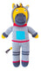 Knuffel gebreid giraf spaceman 36 cm (2