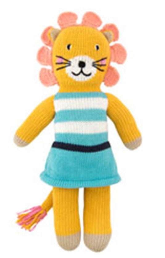 Knuffel gebreid leeuwin laine 36 cm