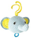 Muziekje gehaakt olifant lichtblauw. 3+